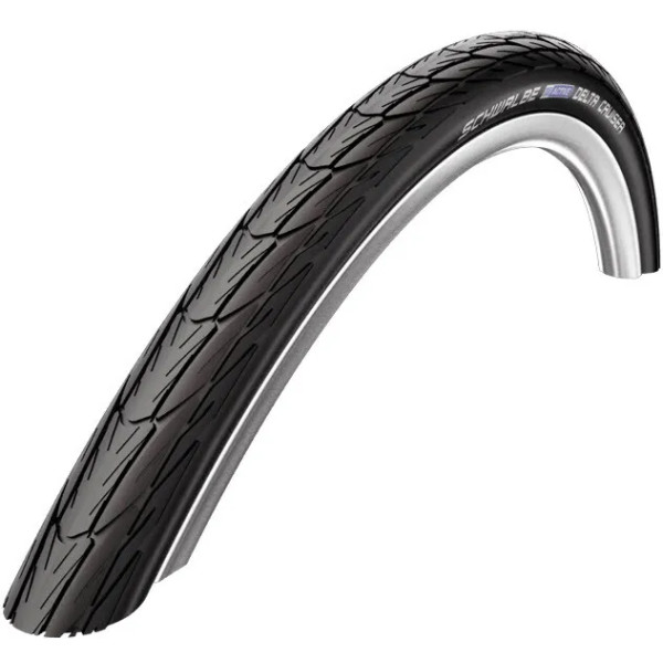 Schwalbe Cubierta Delta Cruiser Plus 26x1 3/8 Hs431 Active Twinskin Punctureguard Rigida Negr 37-590