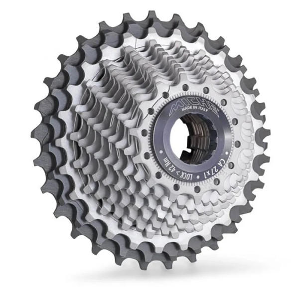 Miche Cassette Primato K12 12v Para Campagnolo Aluminio Plata (14-29)