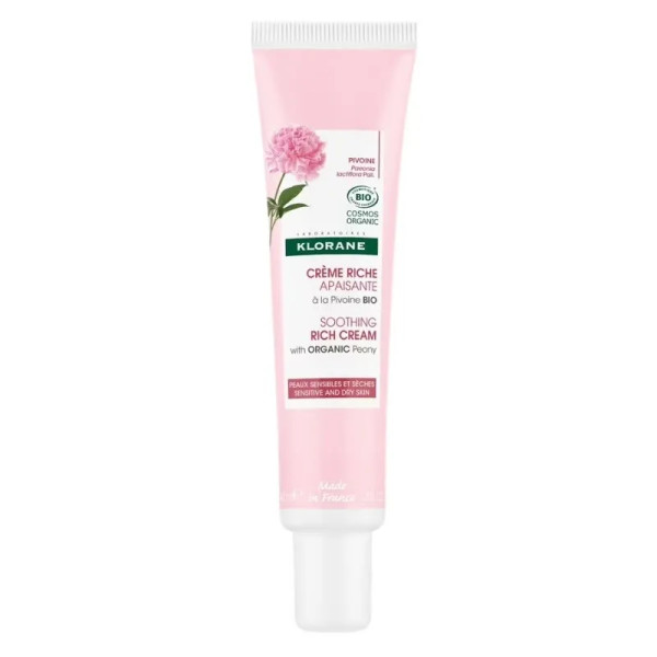 Klorane To Peony Organic Peony Rich Soothing Cream 40 Ml Woman