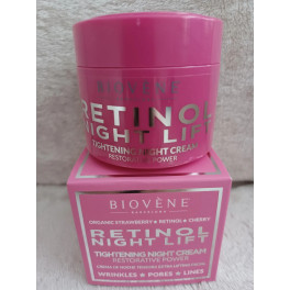 Biovene Retinol Night Lift Tightening Night Cream Restorative Power 50 Ml Mujer