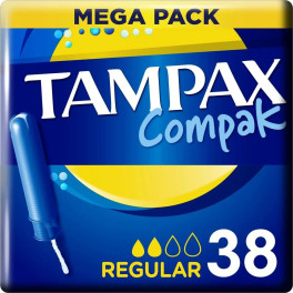 Tampax Compak Tampón Regular 38 U Mujer
