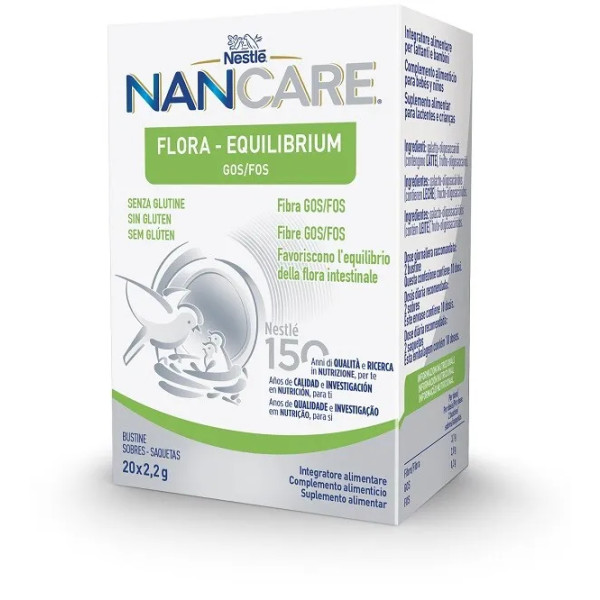 Nancare Flora-Equilibrium Nahrungsergänzungsmittel 20 x 22 Gr Unisex