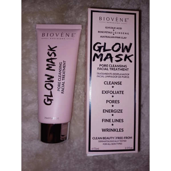 Biovene máscara de brilho limpeza de poros tratamento facial 75 ml feminino