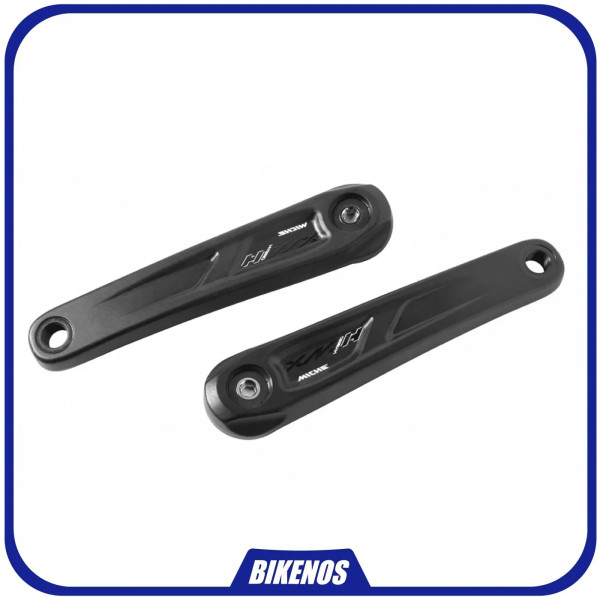 Miche Juego De Bielas Xm-h E-bike Isis Yamaha/bosch/polini 170 Mm Aluminio Negro