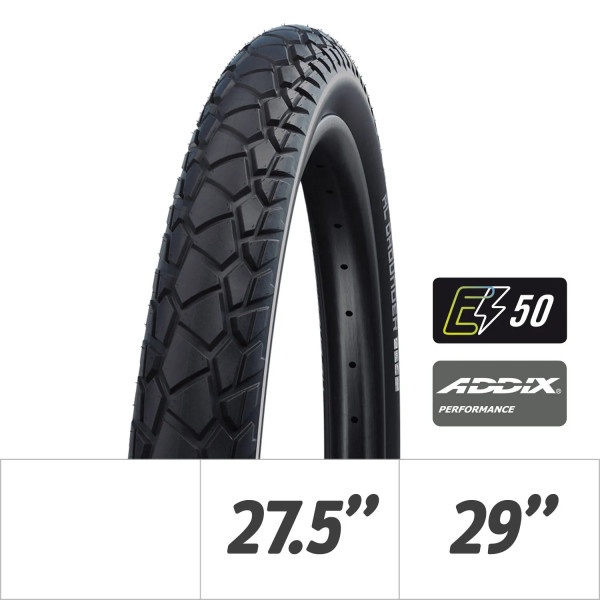 Schwalbe Cubierta Al Grounder 29x2.35 Hs611 Perf Dd Raceguard Addix Rigida Negro Reflect. 60-622