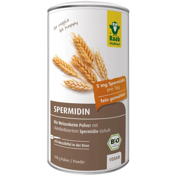 Raab Spermidin Weizenkeim-Bio-Pulver 160 g