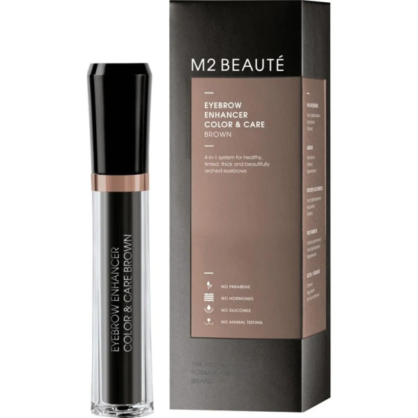 M2 Beauté Eyebrow Enhancer Kleur & Verzorging Bruin 6 Ml Woman