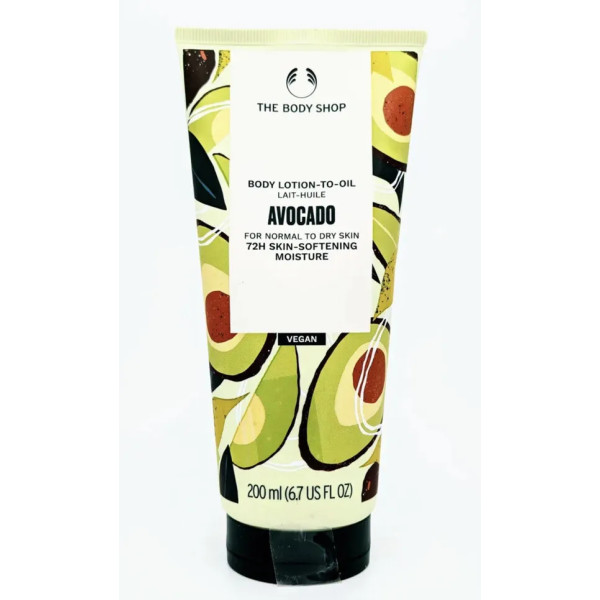 The Body Shop Avocado Body Lotion-to-oil Lait-huile 200 Ml Unisexe