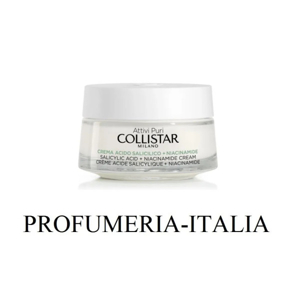 Collistar Attivi Puri Crema Salicilica + Niacinamide 50 Ml Donna