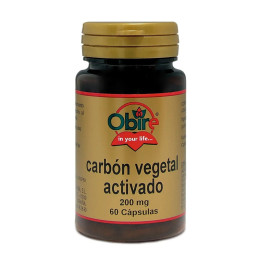 Obire Carbon Vegetal 200 Mg 60 Caps
