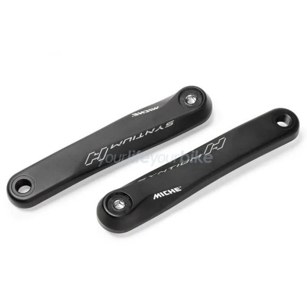 Miche Juego De Bielas Syntium-h E-bike Isis 170 Mm Aluminio Negro