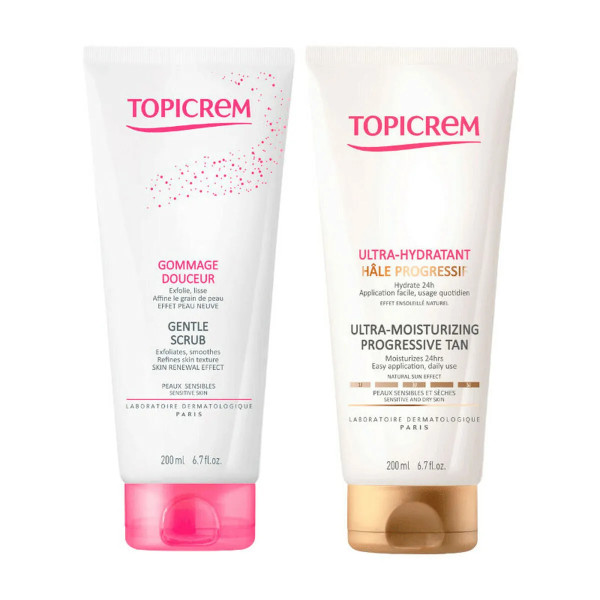 Topicrem Bronceado Uh Lote 2 Piezas Unisex