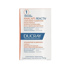 Ducray Anacaps Reactiv Voedingssupplement 30 Capsules Unisex