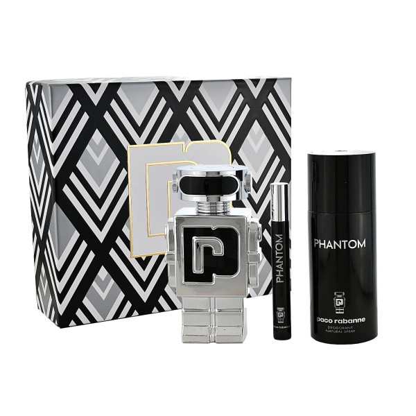 Paco Rabanne Phantom Lot 3 Pièces Unisexe