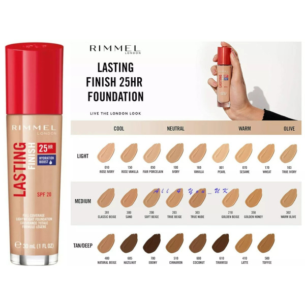 Rimmel London Lasting Finish Foundation 160 30 Ml Mujer