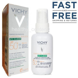 Vichy Capital Soleil Uv Clear  Fluide Anti-imperfections Spf50+ 40 Ml Unisex