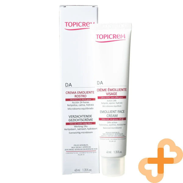 Topicrem Da Crema Emoliente Facial 40 Ml Unisex