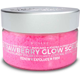 Biovene Strawberry Glow Scrub Revitalizing Body Polish 200 Gr Mujer