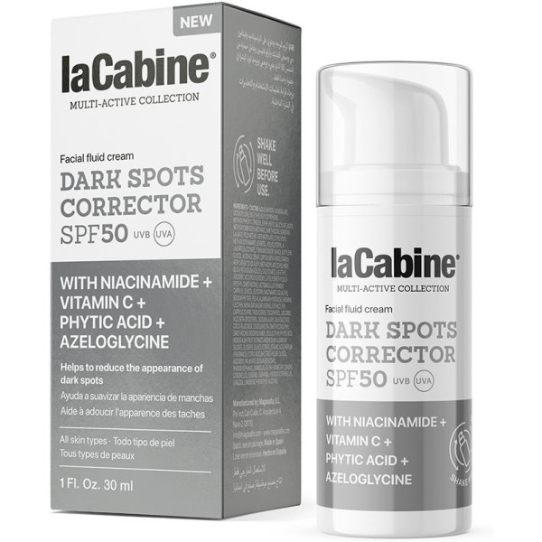 La Cabine Dark Spots Corrector Gesichtsflüssigkeitscreme Spf50 30 ml Frau