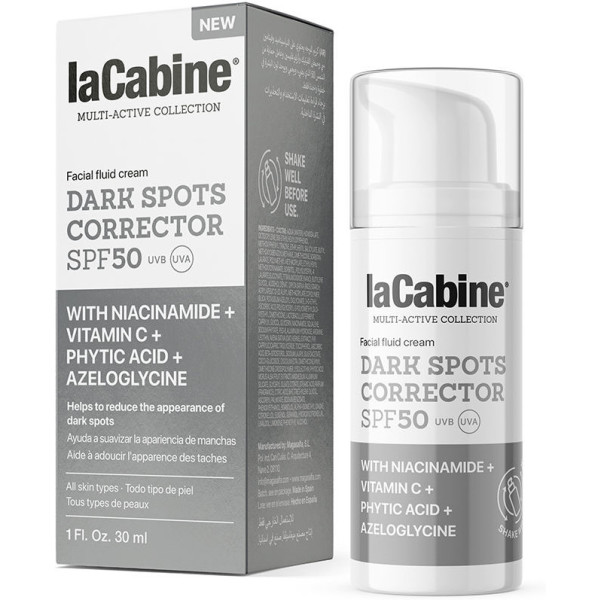 La Cabine Donkere Vlekken Corrector Vloeibare Gezichtscrème Spf50 30 Ml Vrouw