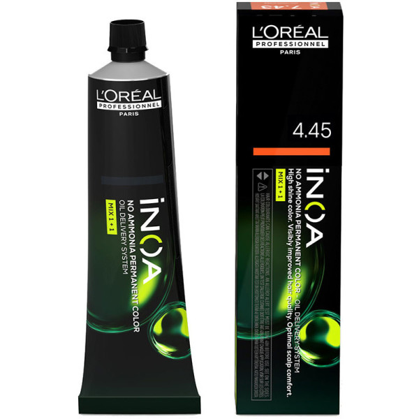 L'oreal Expert Professionnel Inoa No Ammonia Permanent Color 4.45 60 Gr Unisex