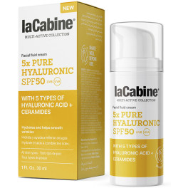 La Cabine 5x Pure Hyaluronic Facial Fluid Cream Spf50 30 Ml Mujer