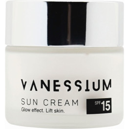 Vanessium Sun Cream Crema Hidratante Iluminadora Spf15+ 50 Ml Mujer