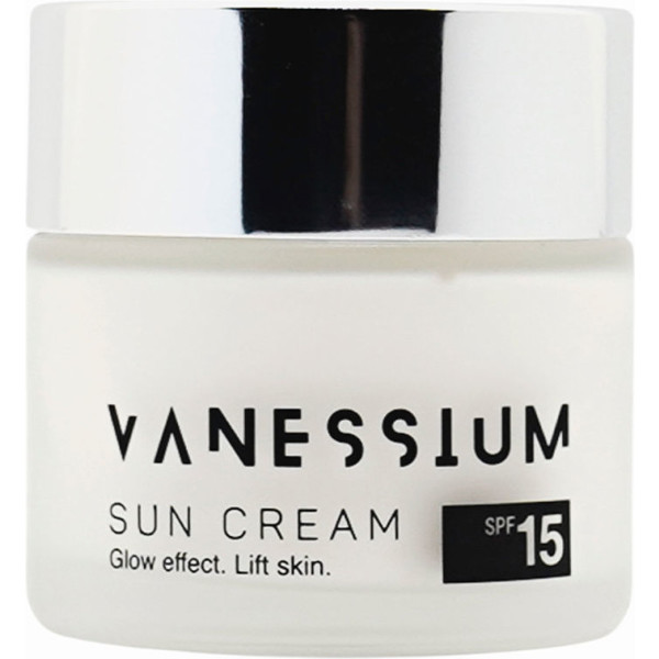 Vanessium Sun Cream Crema Hidratante Iluminadora Spf15+ 50 Ml Mujer