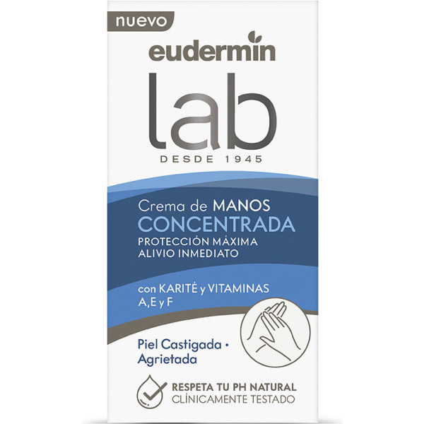 Eudermin Crème Mains Concentrée Protection Maximale 50 Ml Unisexe