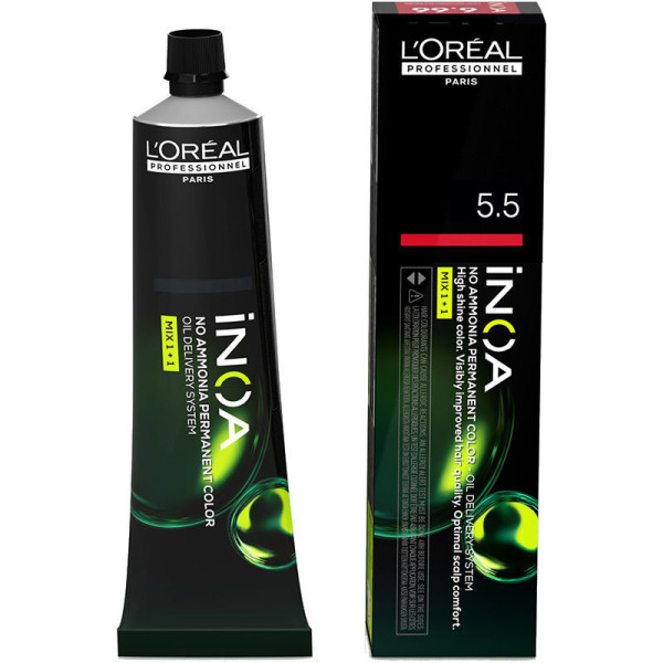 L'oreal Expert Professionnel Inoa No Ammonia Permanent Color 5.5 60 Gr Unisex