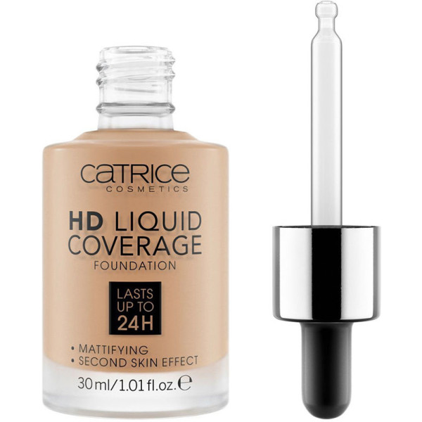 Catrice HD Liquid Coverage Foundation dure jusqu'à 24h 050-rosy Ash 30 ml unisexe