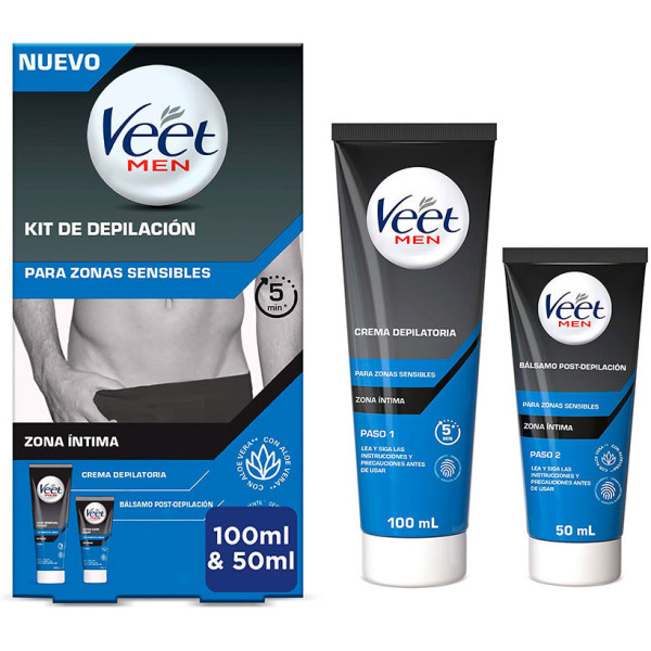 Veet Men Kit Depilación 2 Pasos Zonas Sensibles 200 Ml Unisex