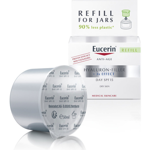 Eucerin Hyaluron Filler Day Dry Skin SPF15 Refill 50 ml Frau