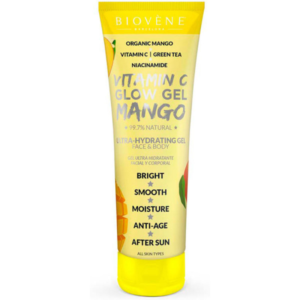 Biovene Vitamin C Glow Gel Mango Ultra-hydrating Gel Face & Body 200 Ml Mujer