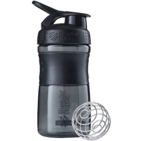 Blender Bottle Flip Black Sportmixer 590 ml Schwarz