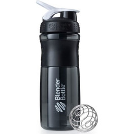 Blender Bottle Mezclador Deportivo Flip Black 820 Ml Blanco