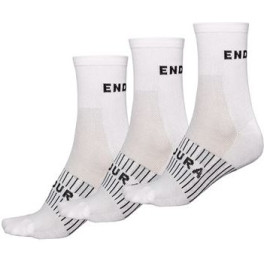 Endura Coolmax® Race (triple Pack) Blanco Hombre - Calcetines