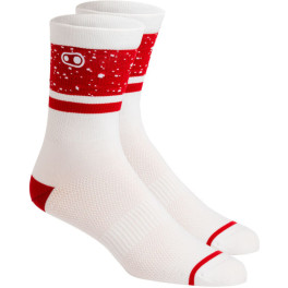 Crank Brothers Crank Brothers Icon Mtb Sock Splatter White-red S/m