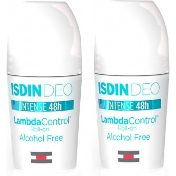 Isdin Lambda Control Intense 48h Deodorant Roll-on Fresh Duo 2 x 50 ml Unisex