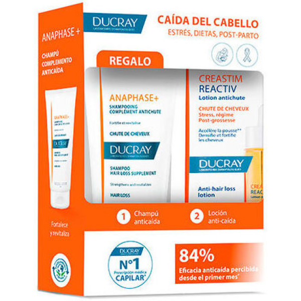 Ducray Anaphase+ Shampoo Anticaduta Lotto 2 Pezzi Unisex