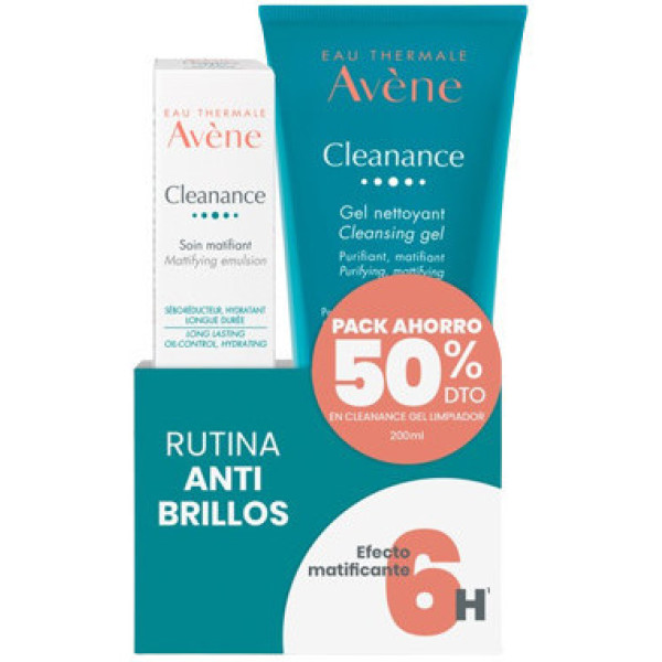 Avene Clenance Anti-Glanz-Routine Lot 2 Stück Frau