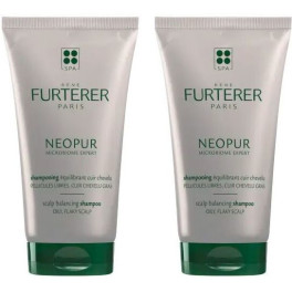 Rene Furterer Neopur Microbiome Expert Grease Anti-Caspa Shampoo Duo 2 X 150 Ml Unissex