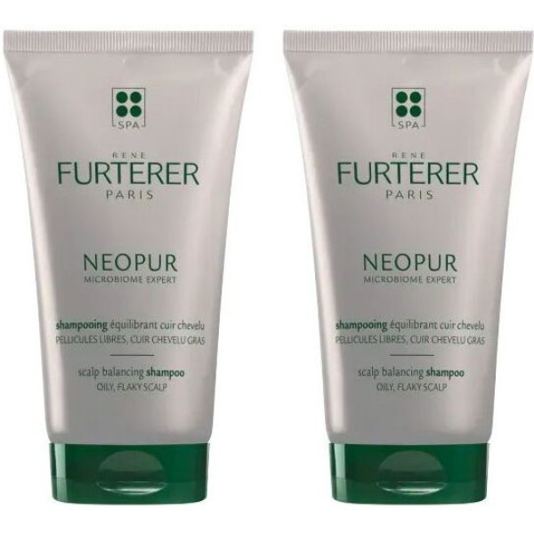 Rene Furterer Neopur Microbiome Expert Champú Anticaspa Grasa Duo 2 X 150 Ml Unisex