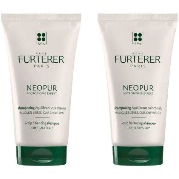 Rene Furterer Neopur Microbiome Expert Shampoing Sec Antipelliculaire Duo 2 X 150 Ml Unisexe