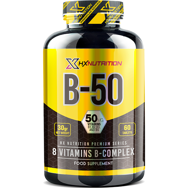 HX Nutrition Vitamin B50 60 Tabs