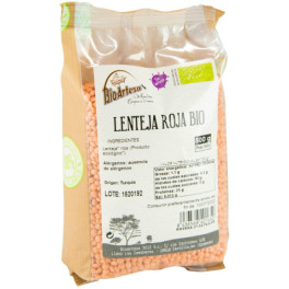 Bioartesa Lentilha Vermelha Orgânica 500 Gr