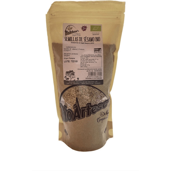 Bioartesa Semillas De Sésamo Bio 500 Gr
