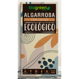 Biogreen House Tableta Algarroba Con Cacao Ecológico 100 Gr