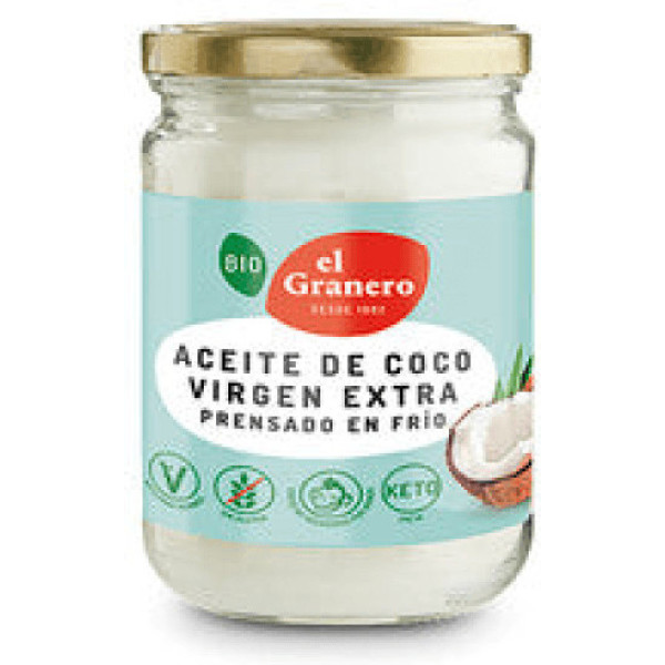 El Granero Olio Extravergine di Cocco Spremuto a Freddo Integrale 400 Ml