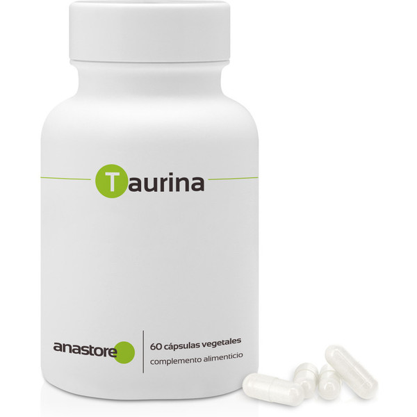 Anastore Taurina * 500 Mg / 120 Cápsulas * Pureza Garantizada Superior Al 99%